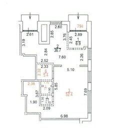 107 м², помещение свободного назначения 318 512 ₽ в месяц - изображение 24