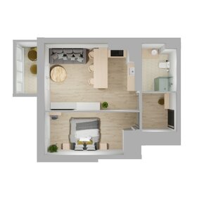 43 м², 1-комнатная квартира 6 593 000 ₽ - изображение 7