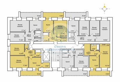 Квартира 85,6 м², 3-комнатная - изображение 1