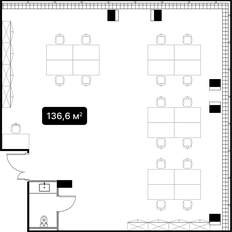 136,6 м², офис - изображение 2