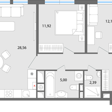 Квартира 73,2 м², 3-комнатная - изображение 4