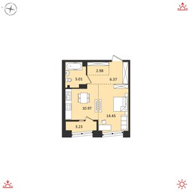 30,5 м², 1-комнатная квартира 4 900 000 ₽ - изображение 67