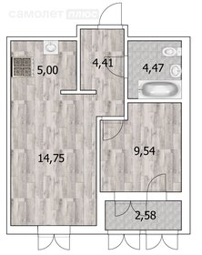 46,4 м², 1-комнатная квартира 3 900 000 ₽ - изображение 54