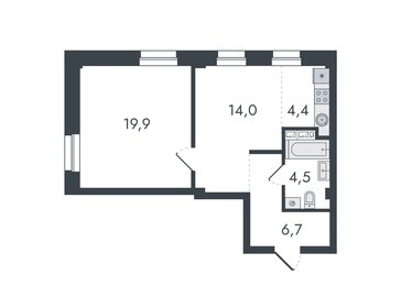 52,9 м², 2-комнатная квартира 6 430 000 ₽ - изображение 79