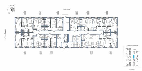 72 м², 3-комнатная квартира 3 200 000 ₽ - изображение 75