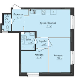 55,3 м², 2-комнатная квартира 4 597 000 ₽ - изображение 29