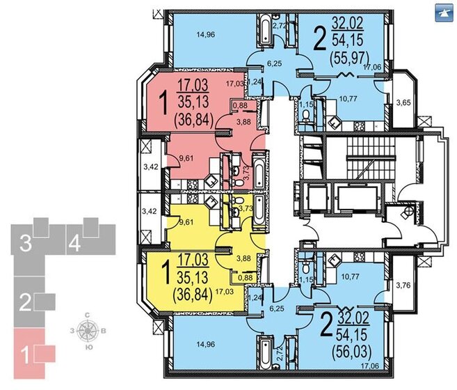 36,6 м², 1-комнатная квартира 9 800 000 ₽ - изображение 1