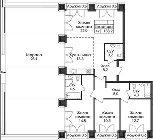 Купить трехкомнатную квартиру элит и премиум класса в ЖК «Дом на Блюхера» в Санкт-Петербурге и ЛО - изображение 4