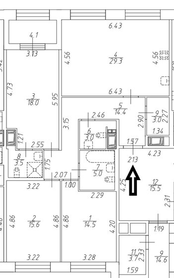 106,3 м², 3-комнатная квартира 38 268 000 ₽ - изображение 48