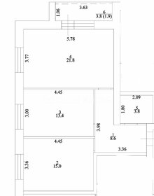 Квартира 62,6 м², 2-комнатная - изображение 1