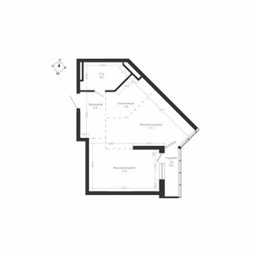 Квартира 55,8 м², 2-комнатная - изображение 1