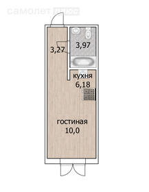 Квартира 23,4 м², студия - изображение 1