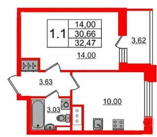 37,9 м², 1-комнатная квартира 10 300 000 ₽ - изображение 101