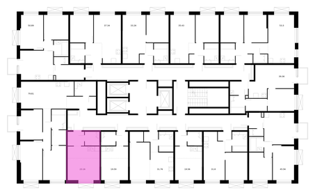 23,1 м², квартира-студия 5 493 398 ₽ - изображение 8