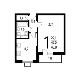 38 м², 1-комнатная квартира 9 950 000 ₽ - изображение 60