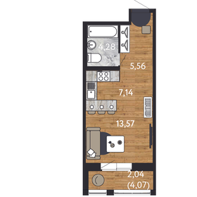 28 м², квартира-студия 8 000 000 ₽ - изображение 15