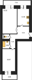 73 м², 2-комнатная квартира 5 840 000 ₽ - изображение 3