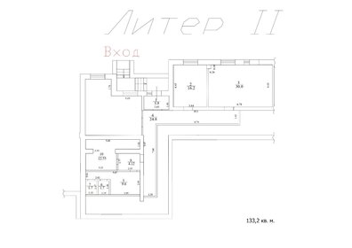 133,2 м², помещение свободного назначения - изображение 3