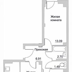 Квартира 65,4 м², 3-комнатная - изображение 2