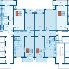 Квартира 97 м², 3-комнатная - изображение 3