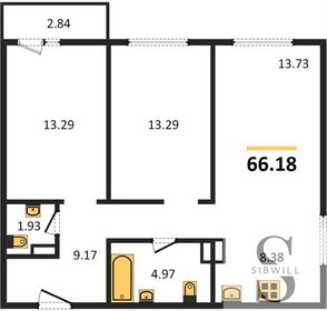 66,8 м², 3-комнатная квартира 6 500 000 ₽ - изображение 153