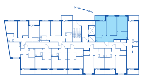 56,7 м², 2-комнатная квартира 6 655 000 ₽ - изображение 73