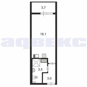 24 м², квартира-студия 5 300 000 ₽ - изображение 75