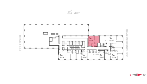 41,2 м², 1-комнатная квартира 16 924 876 ₽ - изображение 31