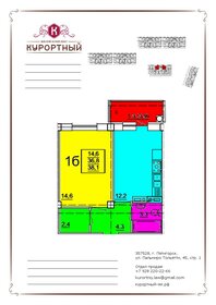 Квартира 36,7 м², 1-комнатная - изображение 1