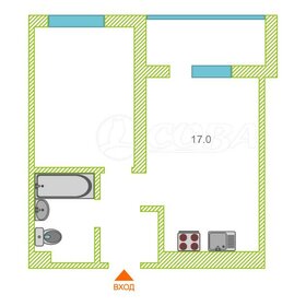 Квартира 41 м², 1-комнатная - изображение 1