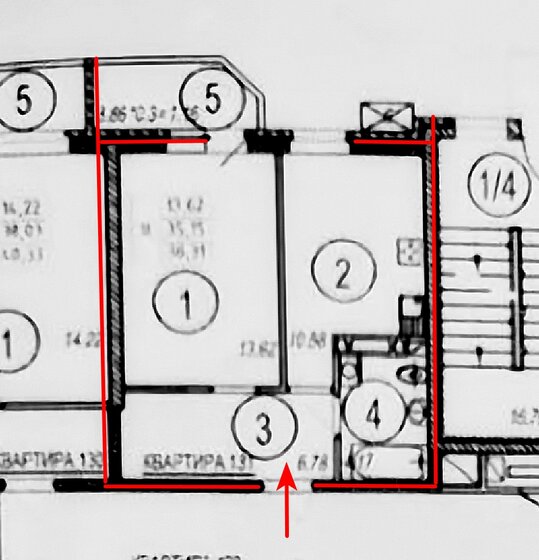 35 м², 1-комнатная квартира 3 850 000 ₽ - изображение 1