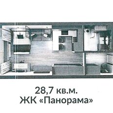 Квартира 28,7 м², студия - изображение 5