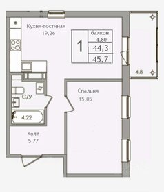 38,2 м², 1-комнатная квартира 4 420 000 ₽ - изображение 51