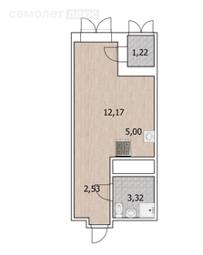 Квартира 23,6 м², студия - изображение 1