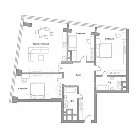 Квартира 153 м², 4-комнатная - изображение 1