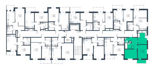 Квартира 45,8 м², 2-комнатная - изображение 2