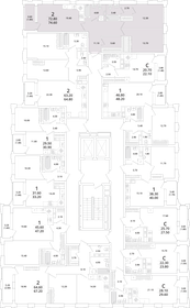 Квартира 74,6 м², 2-комнатная - изображение 2