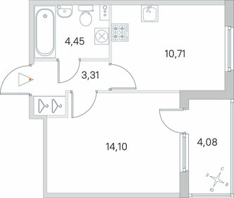 36,3 м², 1-комнатная квартира 7 047 398 ₽ - изображение 17