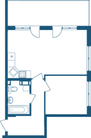 68,9 м², 2-комнатные апартаменты 22 529 060 ₽ - изображение 51