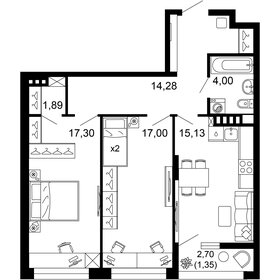 79,9 м², 2-комнатная квартира 9 800 000 ₽ - изображение 64