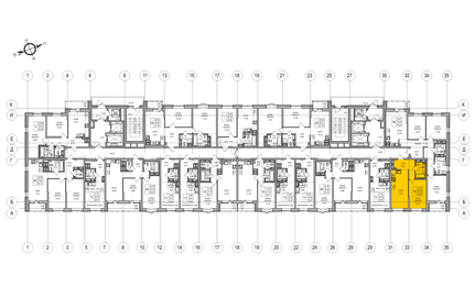 40,2 м², 1-комнатная квартира 6 300 000 ₽ - изображение 54