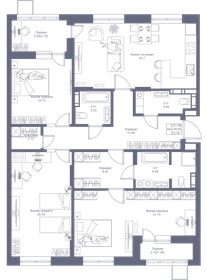 97 м², 3-комнатные апартаменты 87 500 000 ₽ - изображение 56