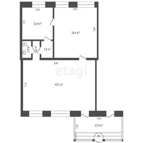 41,7 м², склад - изображение 5