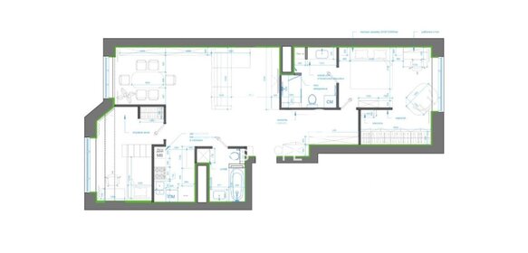 Квартира 100 м², 3-комнатные - изображение 1