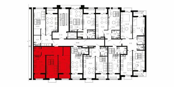 Квартира 67,3 м², 2-комнатная - изображение 2