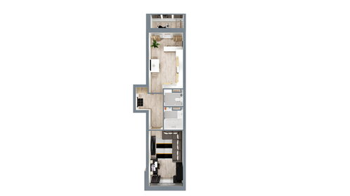 45 м², 1-комнатная квартира 4 185 000 ₽ - изображение 66