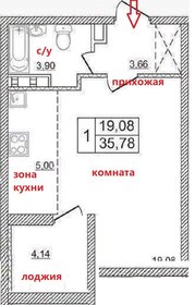 38 м², 1-комнатная квартира 4 000 000 ₽ - изображение 45