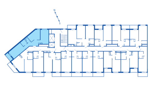57,5 м², 2-комнатная квартира 8 300 000 ₽ - изображение 100