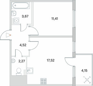 39,3 м², 1-комнатная квартира 6 707 000 ₽ - изображение 19