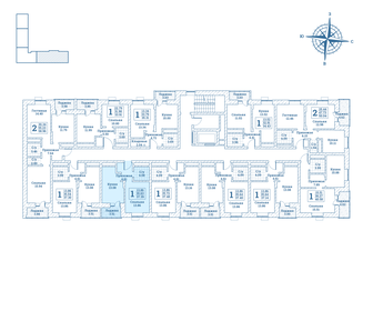 Квартира 37,4 м², 1-комнатная - изображение 2